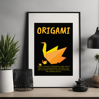 Artistic Wallart Poster with quote  12*18 Inch
