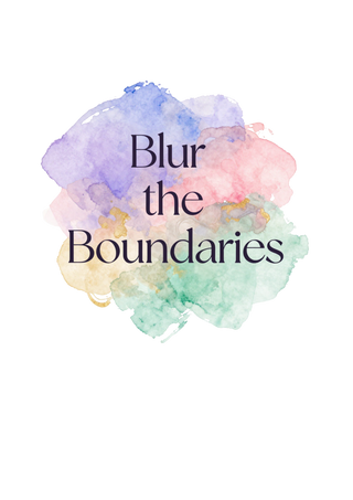 Blur the Boundaries Unisex Half Sleeve T-Shirt — Claude Monet Collection