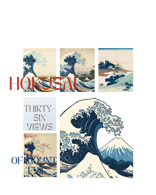 Hokusai — Thirty-Six Views of Mount Fuji Collage T-Shirt | Wearable Art