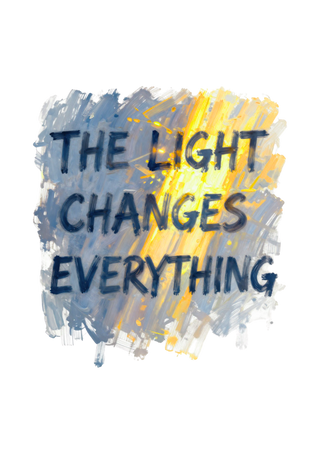 The Light Changes Everything Unisex Half Sleeve T-Shirt — Claude Monet Collection