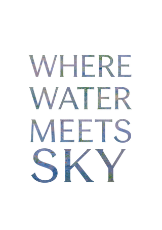 Where Water Meets Sky Unisex Half Sleeve T-Shirt — Claude Monet Collection