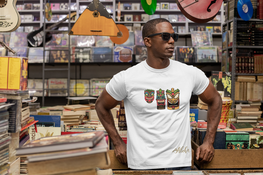 Aloha Half Sleeve Relaxed Fit Printed Unisex T-Shirt – Bold, Stylish, and Uniquely Artistic