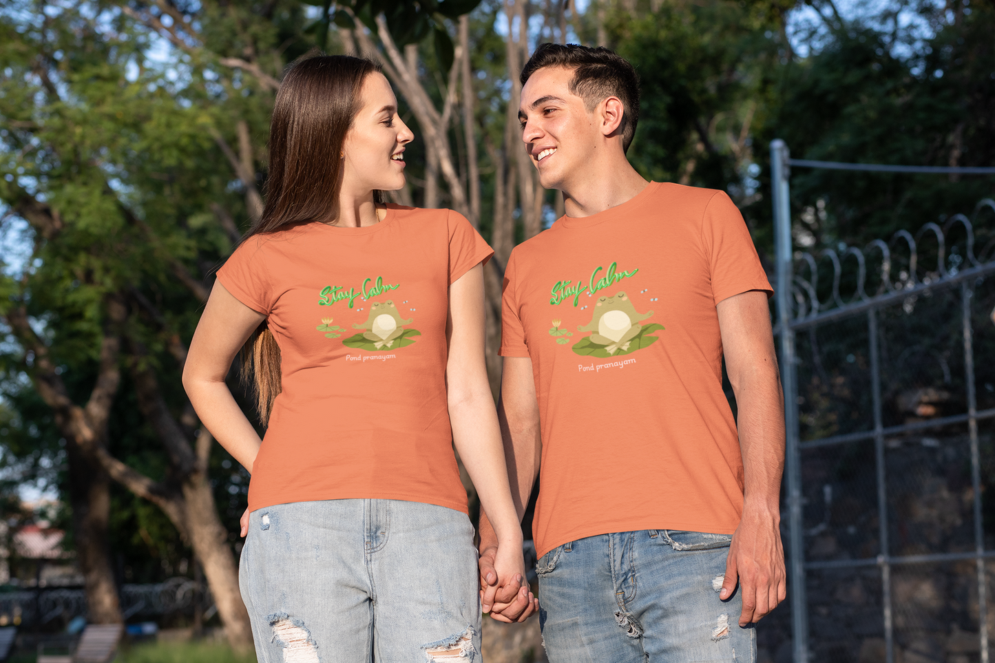 Stay calm Half Sleeve Regular Fit Printed Unisex T-Shirt – Bold, Stylish, and Uniquely Artistic