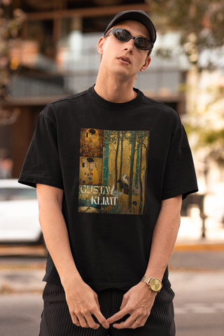 Gustav Klimt Golden Era Art T-Shirt | Relaxed Fit Wearable Art Tee