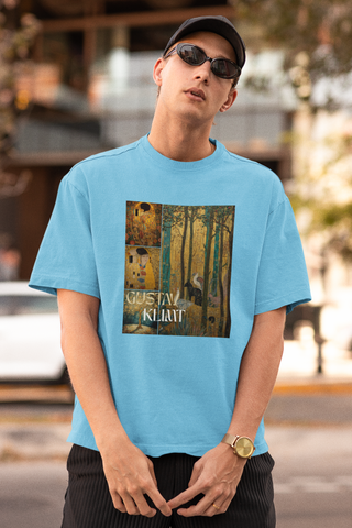Gustav Klimt Golden Era Art T-Shirt | Relaxed Fit Wearable Art Tee