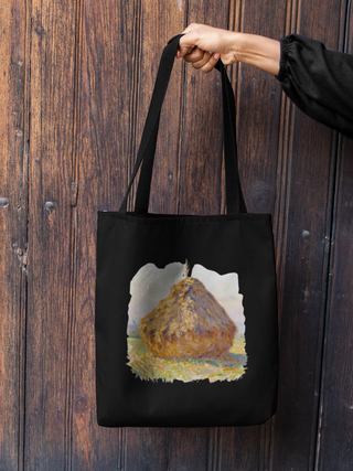 Haystacks — Claude Monet Art Print Tote Bag | Jeetashi Living Art