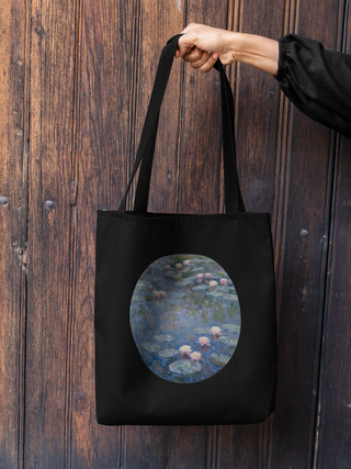 Water Lilies Oval — Claude Monet Art Print Tote Bag | Jeetashi Living Art