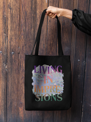 Living in Impressions — Water Lilies Tote Bag