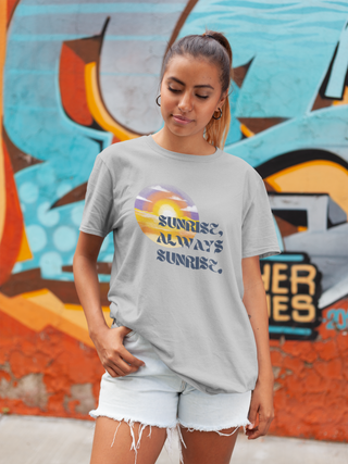Sunrise Always Sunrise Unisex Half Sleeve T-Shirt — Claude Monet Collection