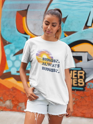 Sunrise Always Sunrise Unisex Half Sleeve T-Shirt — Claude Monet Collection