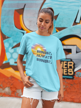 Sunrise Always Sunrise Unisex Half Sleeve T-Shirt — Claude Monet Collection