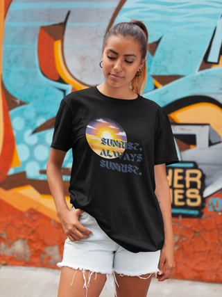 Sunrise Always Sunrise Unisex Half Sleeve T-Shirt — Claude Monet Collection