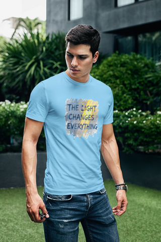 The Light Changes Everything Unisex Half Sleeve T-Shirt — Claude Monet Collection