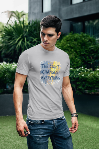 The Light Changes Everything Unisex Half Sleeve T-Shirt — Claude Monet Collection