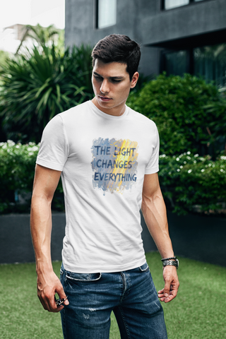 The Light Changes Everything Unisex Half Sleeve T-Shirt — Claude Monet Collection