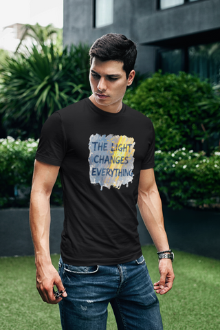 The Light Changes Everything Unisex Half Sleeve T-Shirt — Claude Monet Collection