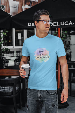 Blur the Boundaries Unisex Half Sleeve T-Shirt — Claude Monet Collection
