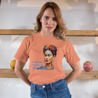 We can endure much more than what we think we can Farida Kahlo essence Half Sleeve Relaxed Fit Printed Unisex T-Shirt – Bold, Stylish, and Uniquely Artistic