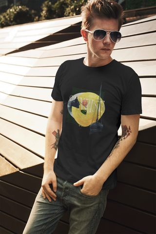 Sunrise — Abstract Impressionist Collage Unisex Half Sleeve T-Shirt — Claude Monet Collection