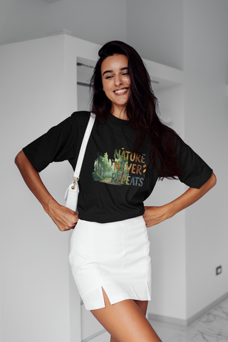 Nature Never Repeats Unisex Half Sleeve T-Shirt — Claude Monet Collection